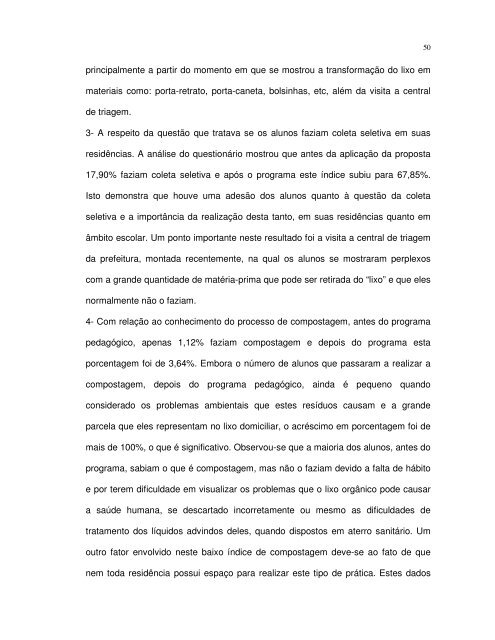 proposta de educaÃ§Ã£o ambiental em resÃ­duos sÃ³lidos para ... - Unesc