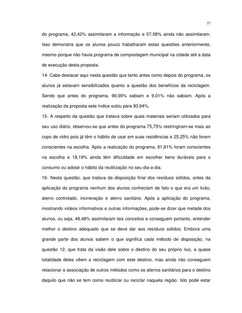 proposta de educaÃ§Ã£o ambiental em resÃ­duos sÃ³lidos para ... - Unesc