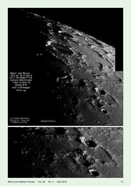 Vol 49, No 4, April 2012 - BAA Lunar Section