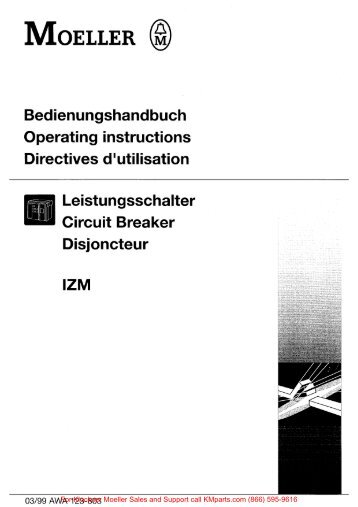 Leistungsschalter IZM - Klockner Moeller Parts