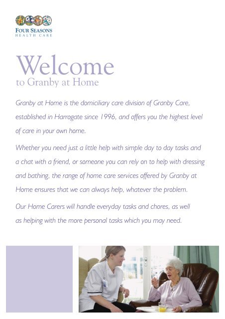 Granby at Home Brochure - Four Seasons Health Care