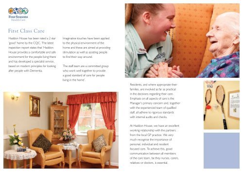 Haddon House Brochure - Four Seasons Health Care