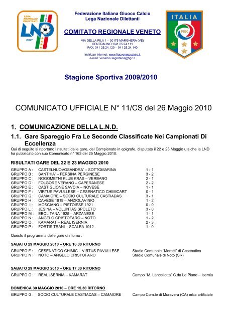 Com_N11CS - Figc