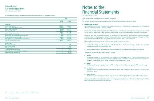 FINANCIAL STATEMENTS (Full Version) - Sembcorp