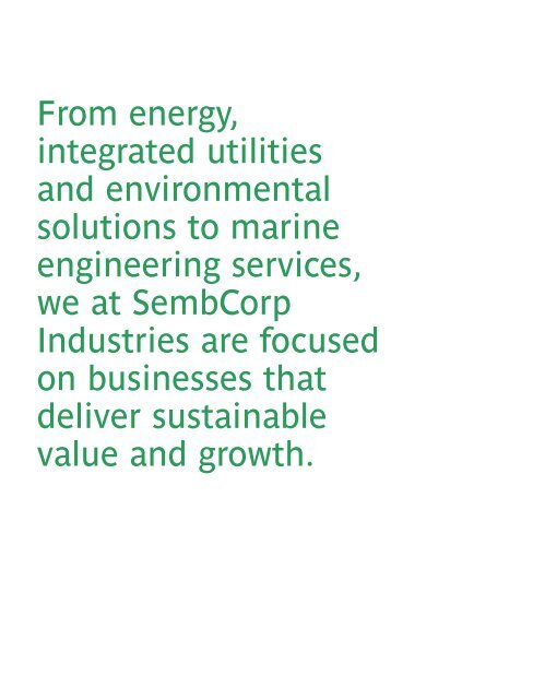 Download Annual Report 2005 (PDF) - Sembcorp