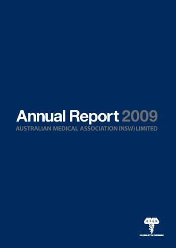 to download The 2009 Annual Report (PDF) - Australian Medical ...