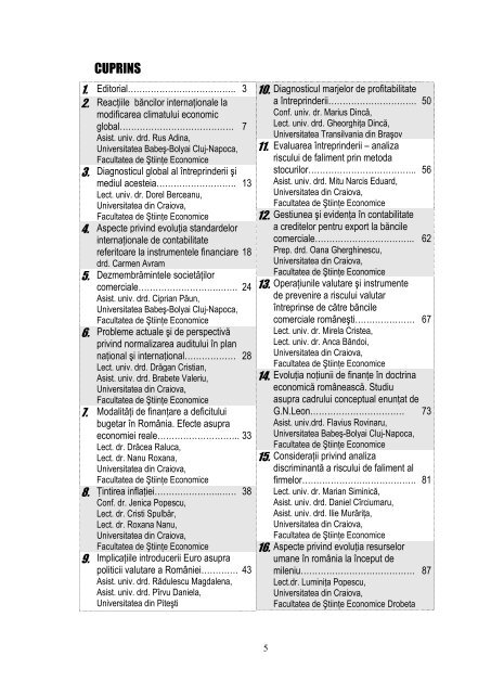 PARTEA I - Universitatea din Craiova