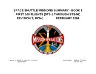 SPACE SHUTTLE MISSIONS SUMMARY - BOOK 1 FIRST 100 ...
