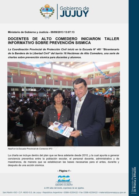 docentes de alto comedero iniciaron taller informativo sobre ...