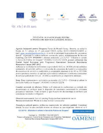 Invitatie de participare