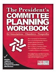 President's Committee Planning Workbook