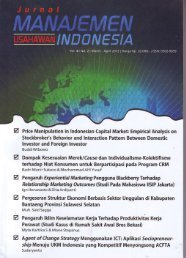 Jurnal Manajemen dan Usahawan Indonesia - DIGITAL LIBRARY ...
