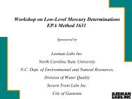 Instrumentation for Low Level Hg Determination - Teledyne Leeman ...