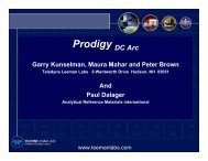 Prodigy DC Arc - Teledyne Leeman Labs