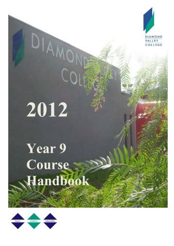 Year 9 Course Handbook - Diamond Valley College