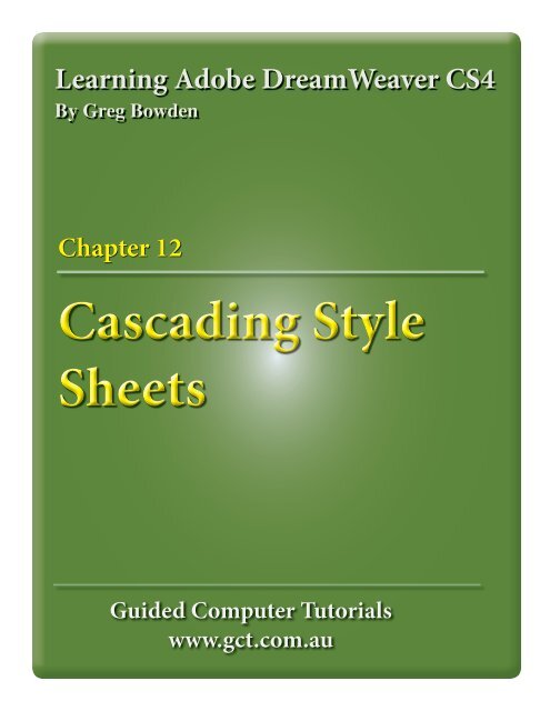 Cascading Style Sheets Cascading Style Sheets