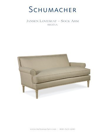 JANSEN LOVESEAT – SOCK ARM - Schumacher