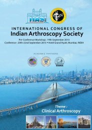 Indian Arthroscopy Society - Punjab Orthopaedic Association