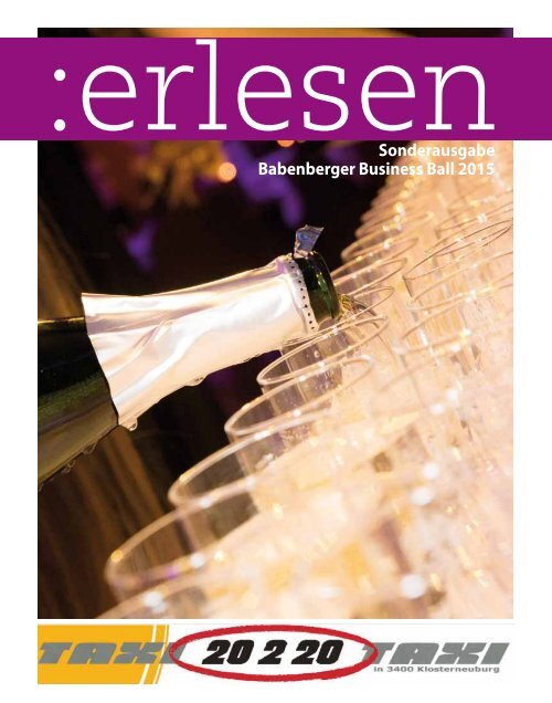 Sonderausgabe Babenberger Business Ball 2015