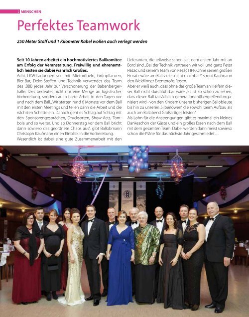 Sonderausgabe Babenberger Business Ball 2015