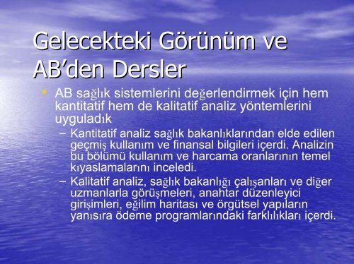 UluslararasÄ± AraÅtÄ±rma Kapasitesinin GeliÅimi - SaÄlÄ±k Ä°daresi BÃ¶lÃ¼mÃ¼