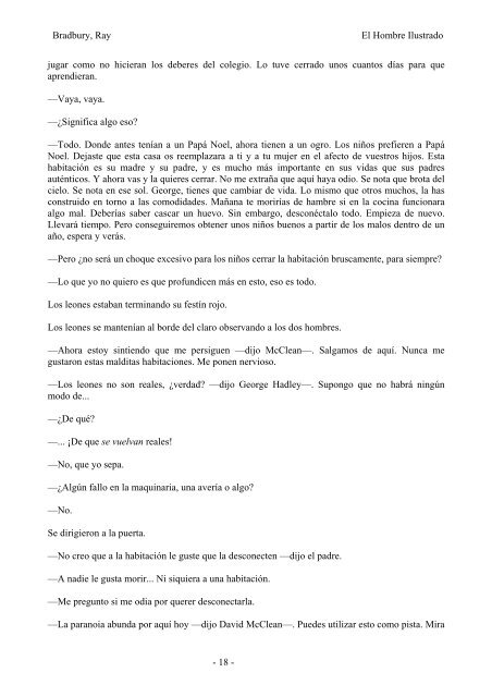 La pradera, de Ray Bradbury (texto completo)