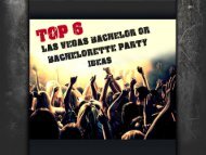 Las Vegas Bachelor Party Ideas