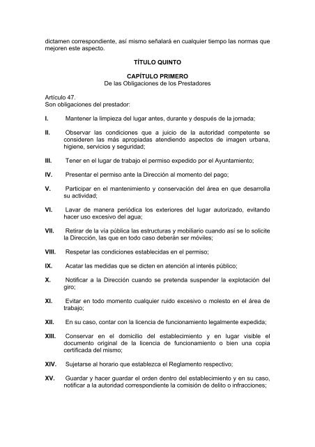 reglamento de uso y aprovechamiento de la vÃ­a ... - Guanajuato