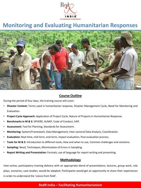 Monitoring and Evaluating Humanitarian Responses - The Sphere ...