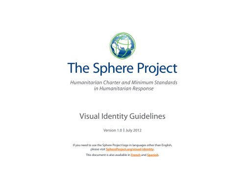 Visual Identity Guidelines - The Sphere Project