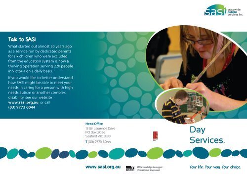 Day Services brochure - PDF