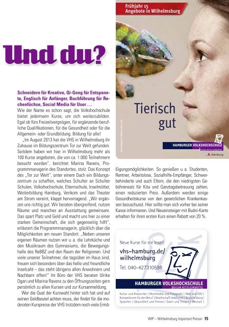 WIP Stadtteil-Magazin Nr.1/2015