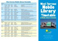 download the Mobile library timetable pdf - City of West Torrens - SA ...