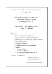 Classe 5A Capitani - Artiglio