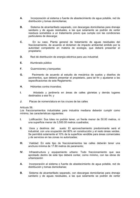 REGLAMENTO DE LA LEY DE FRACCIONAMIENTOS ... - Guanajuato