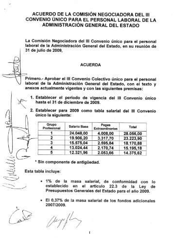 III CONVENIO UNICO para el personal laboral de la ... - sac.csic.es