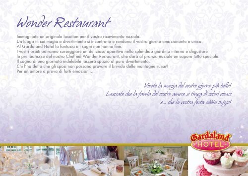 Scarica qui il nostro WEDDING KIT - Gardaland