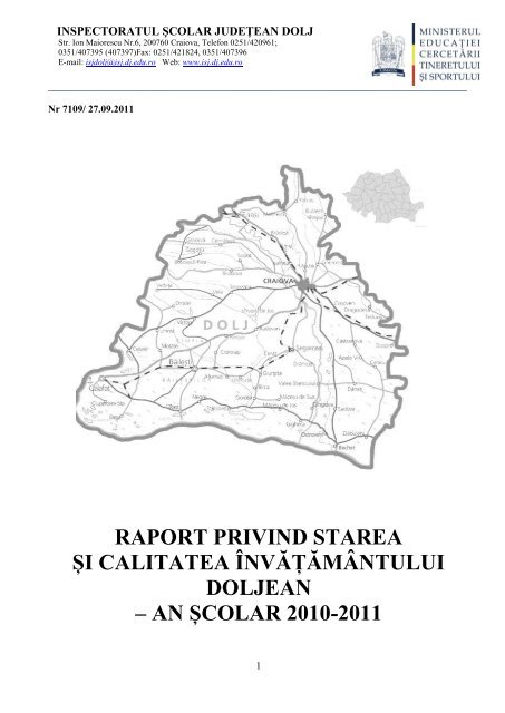 an È™colar 2010-2011