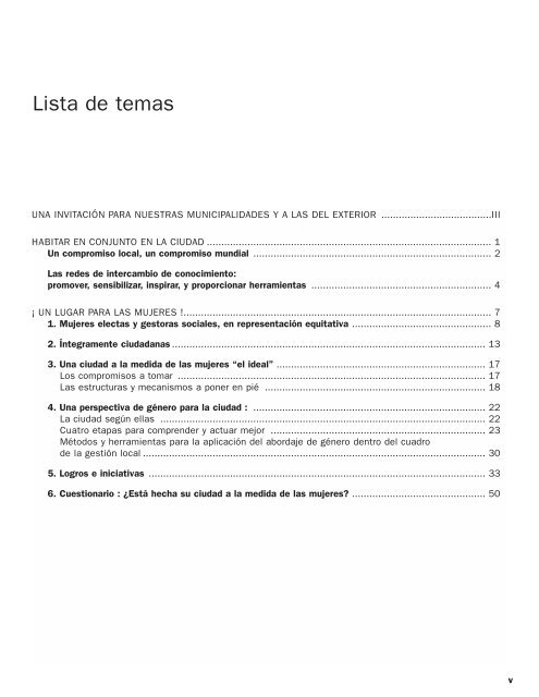 Una ciudad a la medida de las mujeres - ONU-HÃ¡bitat