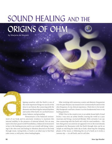 sound healing and the origins of ohm - Sound Healing Tools