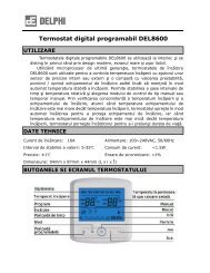 Termostat digital programabil DEL8600