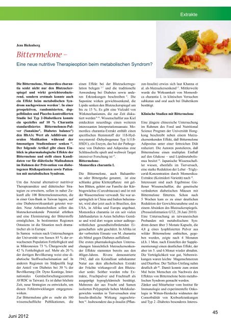 Vitalstoffe – Das Magazin für Mikronährstoffe und deren Wirkungen
