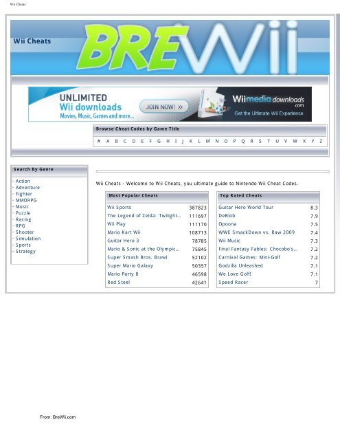 Not Found Brewii Wii Homebrew - wii bowling bypassed roblox id