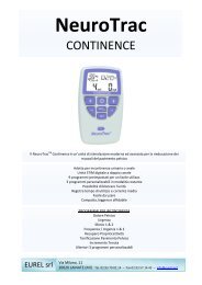 NeuroTrac Continence - Nuova Versione - Brochure.pdf - EUREL Srl