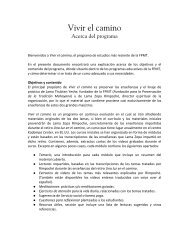 Acerca del programa Vivir en el camino.pdf - Nagarjuna Valencia