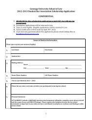 Application Form - Gonzaga University School of Law