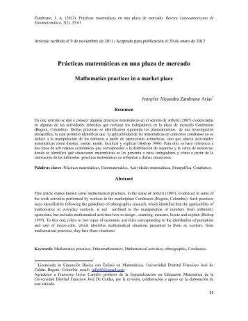 PrÃ¡cticas matemÃ¡ticas en una plaza de mercado - Dialnet