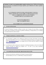 proceso de selección de carácter restringido entre personal ...