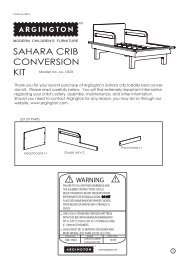 SAHARA CRIB CONVERSION KIT - GreenCupboards