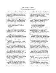 Una carta a Dios - tatespanish.com